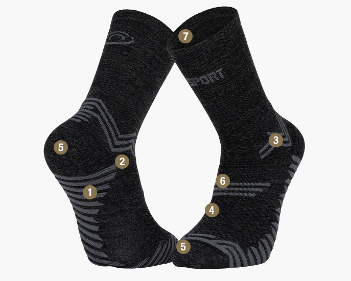 Socks TRAIL ULTRA + Merinos